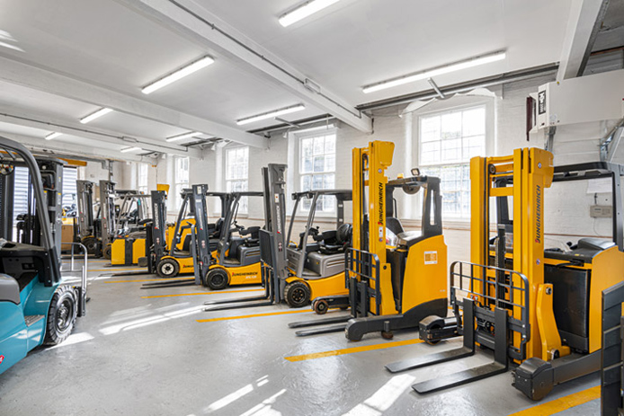 Amdec Forklifts Manchester Showroom